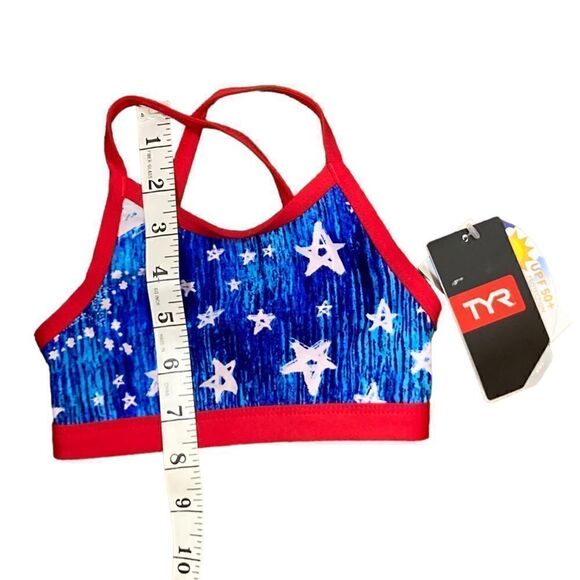 TYR Twinkle Trinity Swim Top, Size YXS (4-5), NWT - Picture 4 of 7